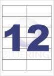  Etikett címke, 97x42, 4mm, 100 lap, 12 címke/lap (10281) - tintasziget