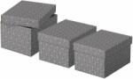 Esselte Home tárolódoboz S méretű szürke (3db) (E628281)