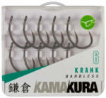 Korda Kamakura Krank Barbless szakáll nélküli élezett pontyozó horog 4 (KAM12)