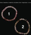  Bratara Turmalina Multicolora Diametru 56 mm - Margele Rotunde - 6 x 6 mm