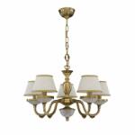 Reccagni Angelo Candelabru din alama 5 brate design italian 6402 (RA-L. 6402/5)