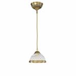 Reccagni Angelo Pendul clasic design italian din alama, sticla 7002 RA-L. 7002/16 (RA-L. 7002/16)