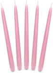 PartyDeco Lumânare conică roz - mată 24 cm