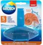 Sano Odorizant solid Sano pentru vasul toaletei, Bon Blue Peach, 55g