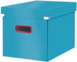 Leitz Cutie depozitare Cosy Click & Store, carton laminat, pliabila, cu capac si maner, 32 cm Leitz albastru celest E53470061
