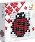Pixelhobby Set creativ cu pixeli Pixelhobby - XL, Buburuza (30202-Ladybug)