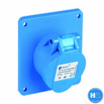 TP Electric 3x16A - Beépíthető dugalj (rugós - gyors bekötésű) (IP44) (3020-309-0900)