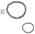  Bratara Terahertz cu Granat Diametru 58 mm - Margele Rotunde Fatetate 7 x 7 mm