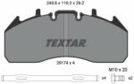 TEXTAR set placute frana, frana disc TEXTAR 2917402 (2917402)