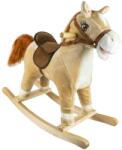  Calut balansoar din lemn si plus, crem, 65 cm RB32965 Balansoar calut