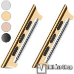 Okosóra fém csatlakozó - 1 pár (2db), 22mm-es szíjakkal kompatibilis - ARANY - Apple Watch Series 1/2/3 42mm / 4/5/6/SE 44mm / 7/8 45mm / 10 46mm / Ultra / Ultra 2 49mm
