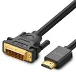UGREEN HD106 kábel DVI / HDMI FullHD M/M 1.5m, fekete (HD106 11150)
