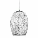  Pendul design modern Crackle alb mozaic 8069WH SRT (8069WH SRT)