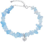 BeSpecial Bratara argint cu charm Sweet Love si cristale albastre (BZT0003)