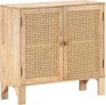 vidaXL Servantă, 80x30x73 cm, lemn mango & trestie de zahăr naturală (287742) Comoda