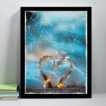 Takedstars Звездна карта - Романтични 19 (Postervramka-17-b1)