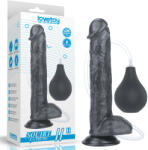 Lovetoy Squirt Extreme Dildo 11" Black Dildo