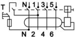 Schrack Întreruptor diferenţial AMPARO 10kA, 40A, 4p , 300mA, tip B (AR874130)