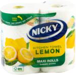Nicky maxi papírtörlő citromos 2tekercs 2rétegű 90lap