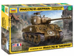 Zvezda M4 A3 76mm Sherman 1: 35 makett harcjármű (3676) (3676) - jatekmakettcentrum