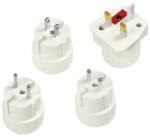 LogiLink Travel adapter, 4pcs Set, 2A/250V (PA0186) - dellaprint