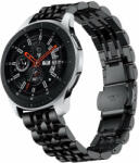 4wrist Curea de oțel pentru Samsung Galaxy Watch - Neagră 22 mm