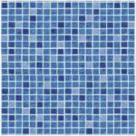 VÁGNER POOL AVfol Decor Csúszásgátló - Kék Mozaik; 1, 65 m szélesség, 1, 5 mm vastagság, 25 m tekercs - Medence fólia