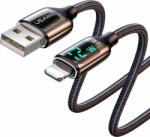 USAMS SJ543USB01 USB-A apa 2.0 - Lightning apa Adat és töltőkábel - Fekete (1.2m) (SJ543USB01)