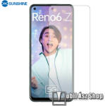 SUNSHINE Hydrogel TPU képernyővédő fólia - Ultra Clear, ÖNREGENERÁLÓ! - 1db, a teljes képernyőt védi - Oppo Reno6 Z