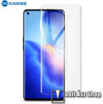 SUNSHINE Hydrogel TPU képernyővédő fólia - Ultra Clear, ÖNREGENERÁLÓ! - 1db, a teljes képernyőt védi - Oppo Find X3 Neo (CPH2207)