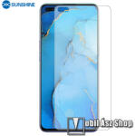 SUNSHINE Hydrogel TPU képernyővédő fólia - Ultra Clear, ÖNREGENERÁLÓ! - 1db, a teljes képernyőt védi - Oppo Reno3 Pro