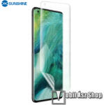 SUNSHINE Hydrogel TPU képernyővédő fólia - Ultra Clear, ÖNREGENERÁLÓ! - 1db, a teljes képernyőt védi - Oppo Find X2 Pro