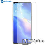 SUNSHINE Hydrogel TPU képernyővédő fólia - Ultra Clear, ÖNREGENERÁLÓ! - 1db, TOKBARÁT - Oppo Reno5 Pro Plus 5G