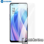 SUNSHINE Hydrogel TPU képernyővédő fólia - Ultra Clear, ÖNREGENERÁLÓ! - 1db, TOKBARÁT - Oppo Reno7 Pro 5G