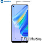 SUNSHINE Hydrogel TPU képernyővédő fólia - Ultra Clear, ÖNREGENERÁLÓ! - 1db, a teljes képernyőt védi - Oppo Reno6 Lite