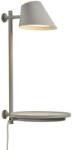 Nordlux Stay fali lámpa, szürke, 2700K melegfehér, beépített LED, 14, 5W, 700 lm, 14.5cm átmérő, 48171010 (48171010)