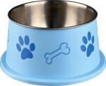 TRIXIE castron inox cu invelis de plastic pentru caini cu urechi lungi (0, 9 l / 15 cm) (25247)