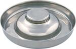 TRIXIE castron inox cu barieră internă pentru căţei (4 litri / ø 38 cm) (25282)