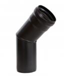  Acél Pelletes Könyök 100/45 fix, tisztító nyílás nélkül