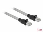 Delock Cablu de retea RJ45 Cat. 6A FTP cu izolatie metalica 3m Negru, Delock 80110 (80110)