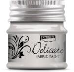 PENTART Textil és bőrfesték PENTART Delicate 50ml ezüst