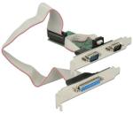 Delock PCI Express-kártya > 2 x Soros RS-232 + 1 x Párhuzamos (89556)