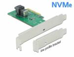 Delock PCI Express x4 Card - 1 x belső NVMe SFF-8643 - alacsony profilú formatényező (90437)