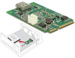 Delock Mini PCIe I/O PCIe teljes méret 1 x USB Type-C 3.1-es, 2. generációs csatlakozóhüvely (95259)