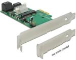 Delock PCI Express-kártya > Hibrid 3 x belső SATA 6 Gb/s + 1 x belső mSATA (89371) - dellaprint