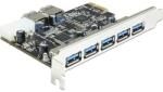 Delock PCI Express Card > 5 x külső + 2 x belső USB 3.0 (89355)
