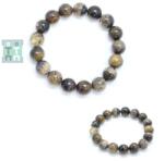  Bratara Fosil Lemn Diametru 60 mm - Margele Rotunde - 13-13 , 9 mm