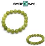  Bratara Jad Verde Diametru 54 mm - Rotund 10x10 mm