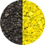 Amestec de pietricele decor acvariu (galben/negru) (2-4 mm) 750 g