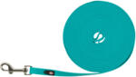 TRIXIE Easy Life Tracking Leash cu acoperire din PVC (M-L | 10 m/13 mm | Turcoaz) (19951)